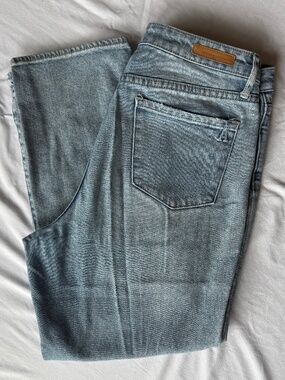 Articles of Society Light Wash Wide Leg Distressed Jeans — Size 28